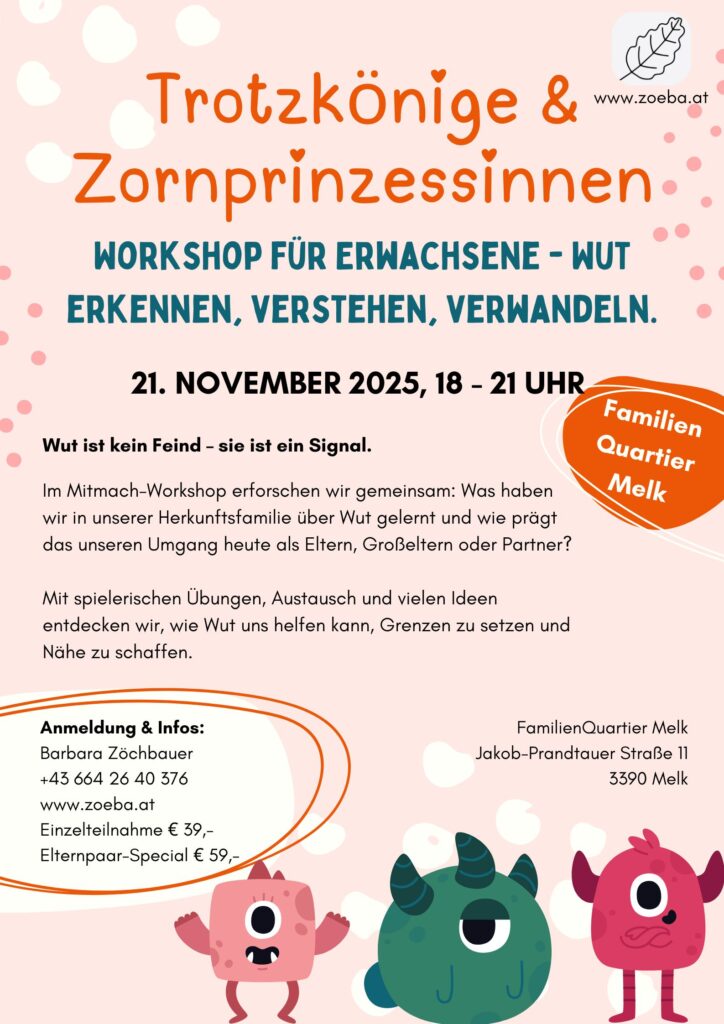 Plakat Trotzkönige & Zornprinzessinnen
